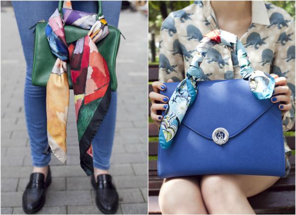 Твилли – платок для сумки: модный и практичный аксессуар